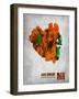 Ann Arbor Michigan-NaxArt-Framed Art Print