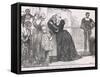 Ann Boleyn's Last Farewell to Her Ladies-Mary L. Gow-Framed Stretched Canvas