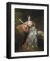 Ann Cargill (Nee Brow) as Miranda in the Tempest by Shakespeare. London, Covent Garden Theatre-Johann Zoffani-Framed Giclee Print