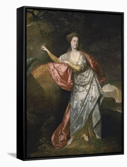Ann Cargill (Nee Brow) as Miranda in the Tempest by Shakespeare. London, Covent Garden Theatre-Johann Zoffani-Framed Stretched Canvas