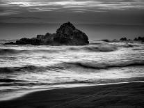 USA, California, La Jolla. Ocean waves and rocks at dusk-Ann Collins-Photographic Print