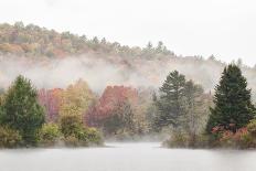 USA, New Hampshire, White Mountains, Fog drifting around Coffin Pond-Ann Collins-Photographic Print