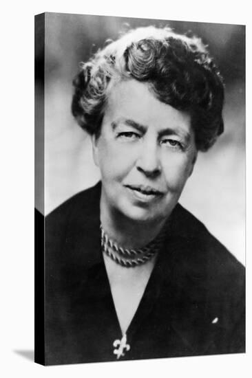 (Ann) Eleanor Roosevelt (1884-196) American Humanitarian-null-Stretched Canvas