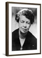 (Ann) Eleanor Roosevelt (1884-196) American Humanitarian-null-Framed Photographic Print