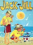 Playing in the Surf - Jack & Jill-Ann Eshner-Giclee Print