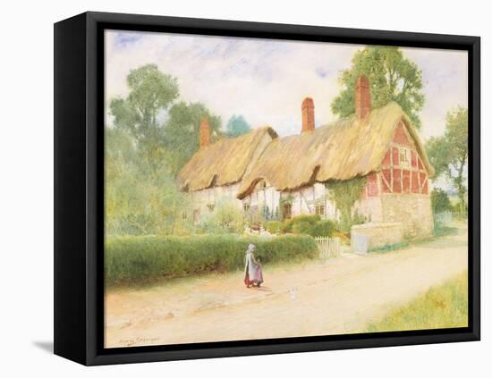 Ann Hathaway's Cottage-Arthur Claude Strachan-Framed Stretched Canvas