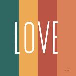 Love Rainbow Retro-Ann Kelle-Art Print