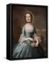 Ann Langdon, Mrs. Richard Ayscough, C.1755 (Oil on Canvas)-John Wollaston-Framed Stretched Canvas