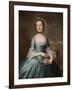 Ann Langdon, Mrs. Richard Ayscough, C.1755 (Oil on Canvas)-John Wollaston-Framed Giclee Print