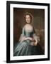 Ann Langdon, Mrs. Richard Ayscough, C.1755 (Oil on Canvas)-John Wollaston-Framed Giclee Print