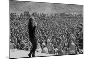 Ann Margret Entertains Thousands of Troops in Danang, Vietnam, Winter 1968-69-null-Mounted Photo