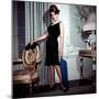 Ann-Margret, in French Drawing Room, Posing in Black Dress, 1960s-null-Mounted Photo
