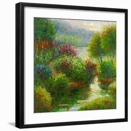 Ann Marie's Garden-Hulsey-Framed Art Print