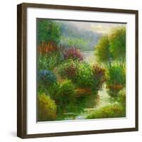 Ann Marie's Garden-Hulsey-Framed Art Print