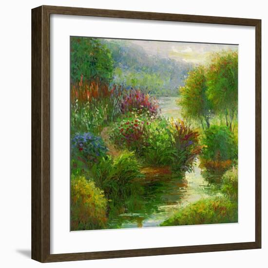 Ann Marie's Garden-Hulsey-Framed Art Print