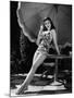 Ann Miller Eating Ice Cream, c.1941-null-Mounted Photo