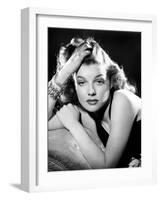 Ann Sheridan, Portrait Used as the Cover for Silver Screen-August 1940-null-Framed Photo