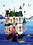 "Lake House," July/Aug 1983-Ann Thompson-Framed Stretched Canvas