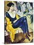 Anna Akhmatova (1889-1967)-Nathan Isaevich Altman-Stretched Canvas
