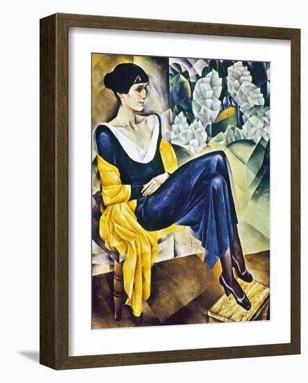 Anna Akhmatova (1889-1967)-Nathan Isaevich Altman-Framed Giclee Print