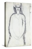 Anna Akhmatova, 1911-Amedeo Modigliani-Stretched Canvas