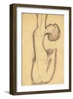 Anna Akhmatova as Acrobat, 1911-Amedeo Modigliani-Framed Giclee Print