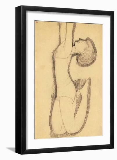 Anna Akhmatova as Acrobat, 1911-Amedeo Modigliani-Framed Giclee Print