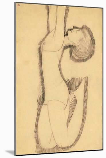 Anna Akhmatova as Acrobat, 1911-Amedeo Modigliani-Mounted Giclee Print
