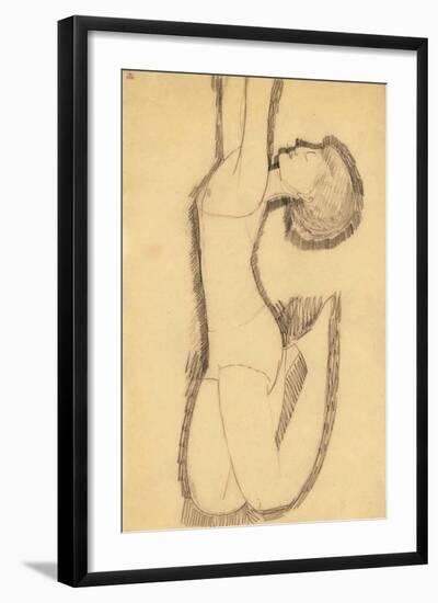 Anna Akhmatova as Acrobat, 1911-Amedeo Modigliani-Framed Giclee Print