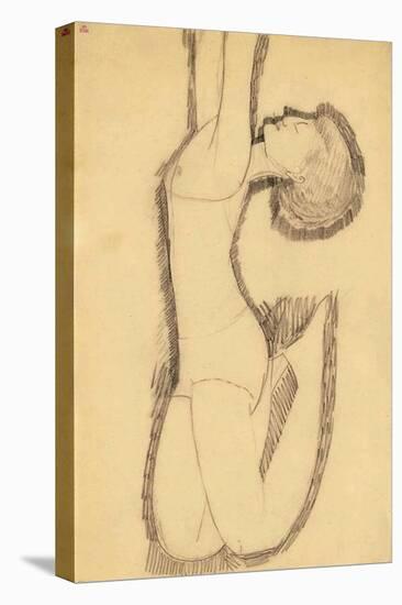 Anna Akhmatova as Acrobat, 1911-Amedeo Modigliani-Stretched Canvas