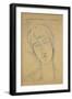 Anna Akhmatova (Ritratto Di Donna Ross), 1915-Amedeo Modigliani-Framed Giclee Print