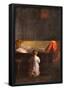 Anna Ancher Evening Prayer Art Print Poster-null-Framed Poster