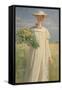 Anna Ancher Returning from Flower Picking, 1902-Michael Peter Ancher-Framed Stretched Canvas