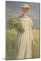 Anna Ancher Returning from Flower Picking, 1902-Michael Peter Ancher-Mounted Giclee Print