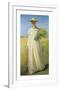 Anna Ancher returning from the field-Michael Ancher-Framed Premium Giclee Print