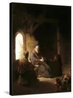 Anna and the Blind Tobit-Rembrandt van Rijn-Stretched Canvas
