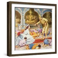 Anna and the King of Siam-Robert Brook-Framed Giclee Print