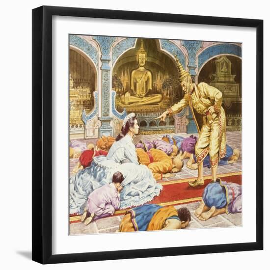 Anna and the King of Siam-Robert Brook-Framed Giclee Print