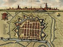 Citadel at the Ancient City of Marseille, France - 1700-Anna Beeck-Art Print