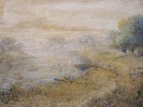 By the River; a Bord De La Riviere-Anna Boch-Stretched Canvas