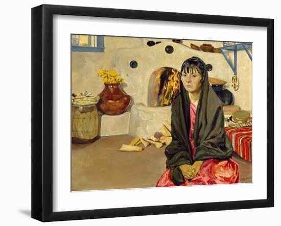 Anna, C.1914-36 (Oil on Canvas)-Walter Ufer-Framed Giclee Print