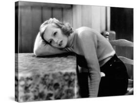 ANNA CHRISTIE, 1930 directed by CLARENCE BROWN Greta Garbo (b/w photo)-null-Stretched Canvas