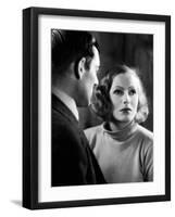 ANNA CHRISTIE, 1930 directed by CLARENCE BROWN Greta Garbo (b/w photo)-null-Framed Photo