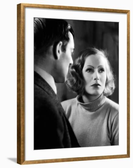 ANNA CHRISTIE, 1930 directed by CLARENCE BROWN Greta Garbo (b/w photo)-null-Framed Photo