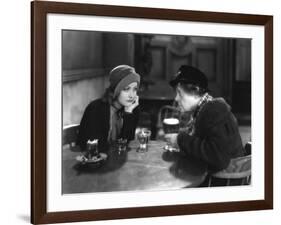 ANNA CHRISTIE, 1930 directed by CLARENCE BROWN Greta Garbo / Marie Dressler (b/w photo)-null-Framed Photo