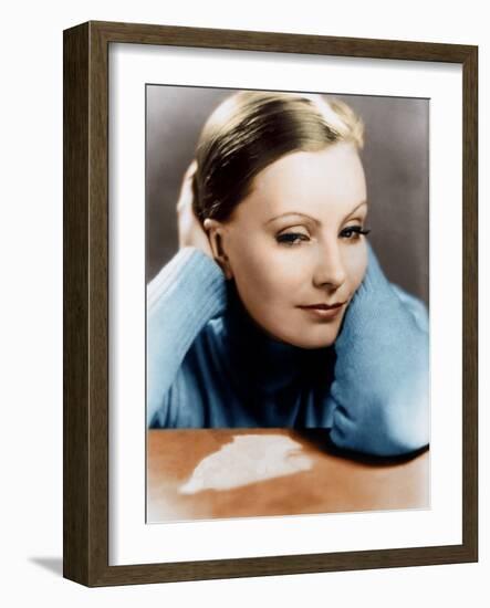 ANNA CHRISTIE, 1930 directed by CLARENCE BROWN Greta Garbo (photo)-null-Framed Photo