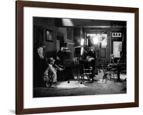 ANNA CHRISTIE, 1930 directed by CLARENCE BROWN On the set, Clarence Brown directs Greta Garbo (b/w-null-Framed Photo