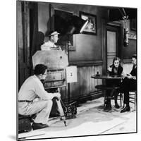 ANNA CHRISTIE, 1930 directed by CLARENCE BROWN On the set; Greta Garbo with the director Clarence B-null-Mounted Photo