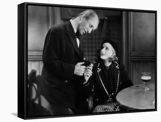 ANNA CHRITIE, 1931 directed by JACQUES FEYDER German version with Greta Garbo; one year after the C-null-Framed Stretched Canvas