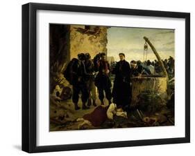 Anna Cuminello Found Dead Days after Battle of San Martino in 1859-Carlo Ademollo-Framed Giclee Print